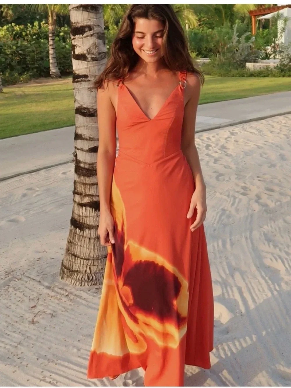 Abercrombie Dipped Waist Maxi Dress